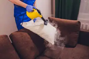 use steam cleaner