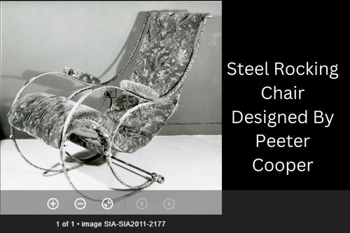 Steel Rocking Chair Designed By Peeter Cooper